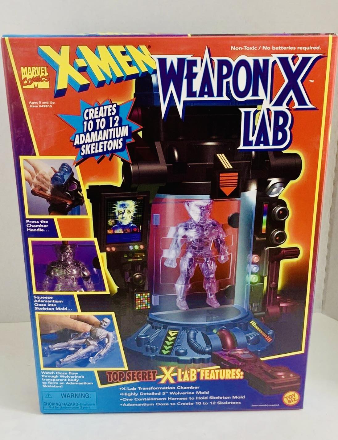 Wolverine Weapon-X lab playset from 1996