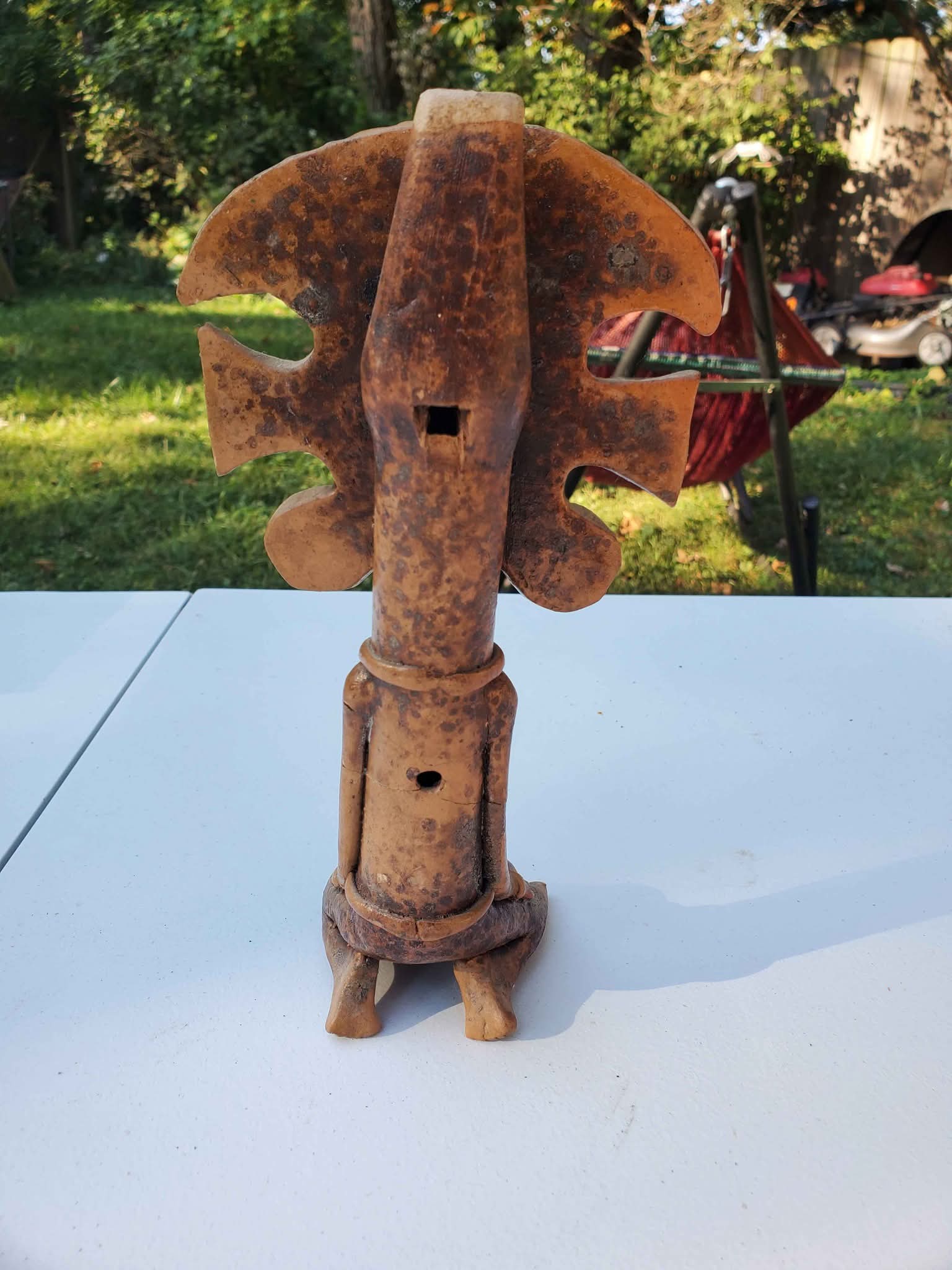 Vintage Hand Carved Aztec clay flute - Woodwind Instruments - Villa ...