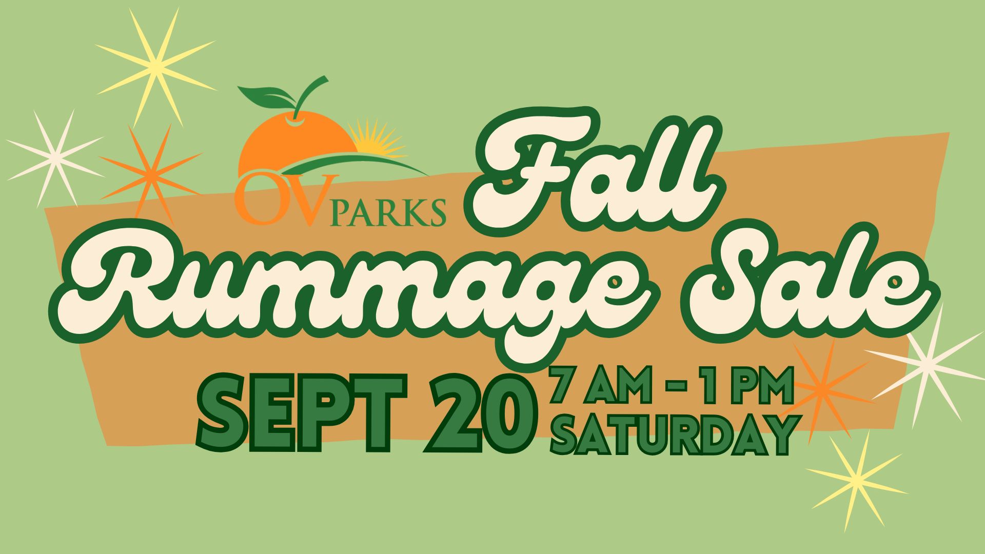 Ovparks Fall Rummage Sale