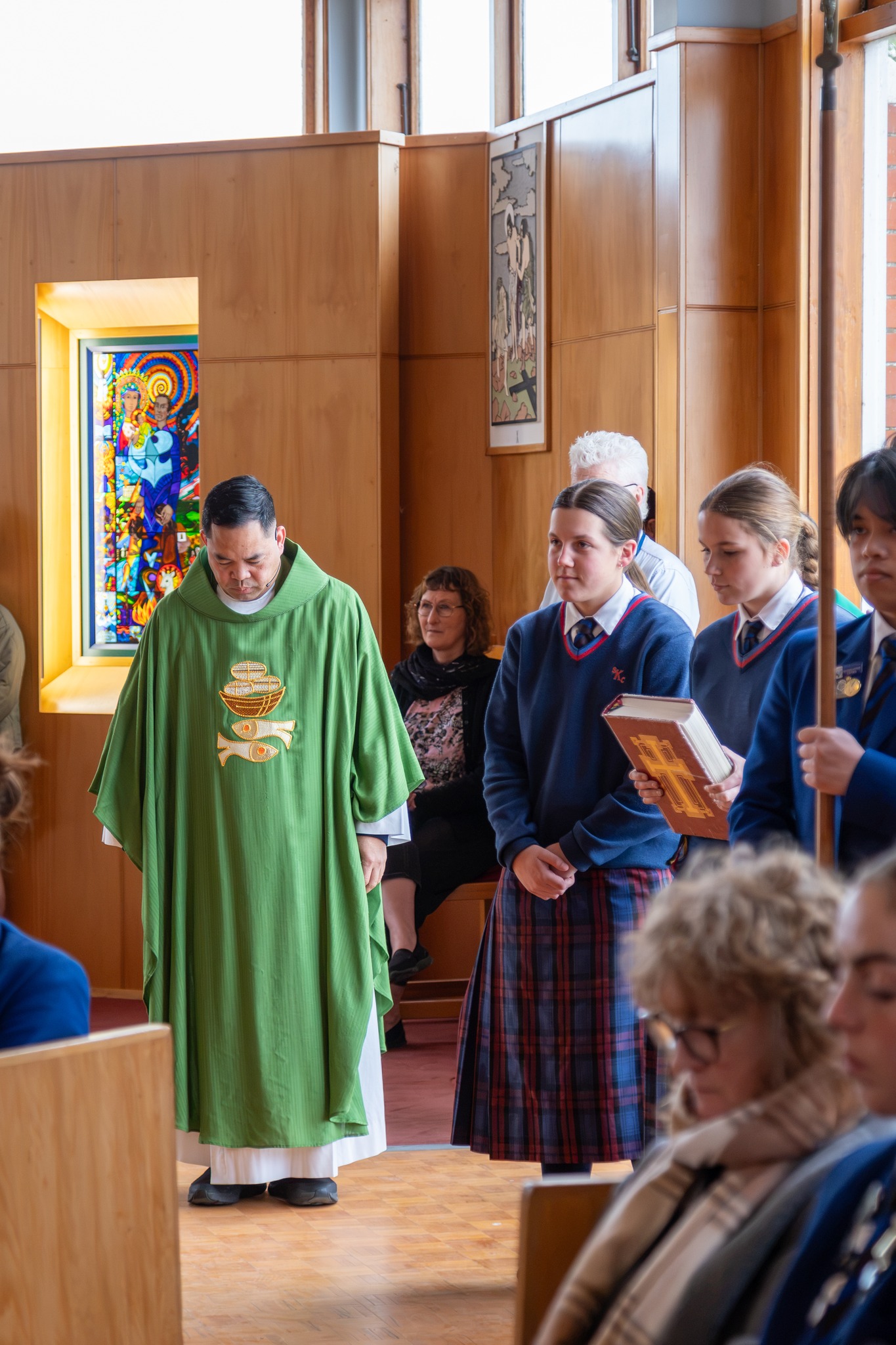 On Wednesday we said a very special farewell to Father Fredy at