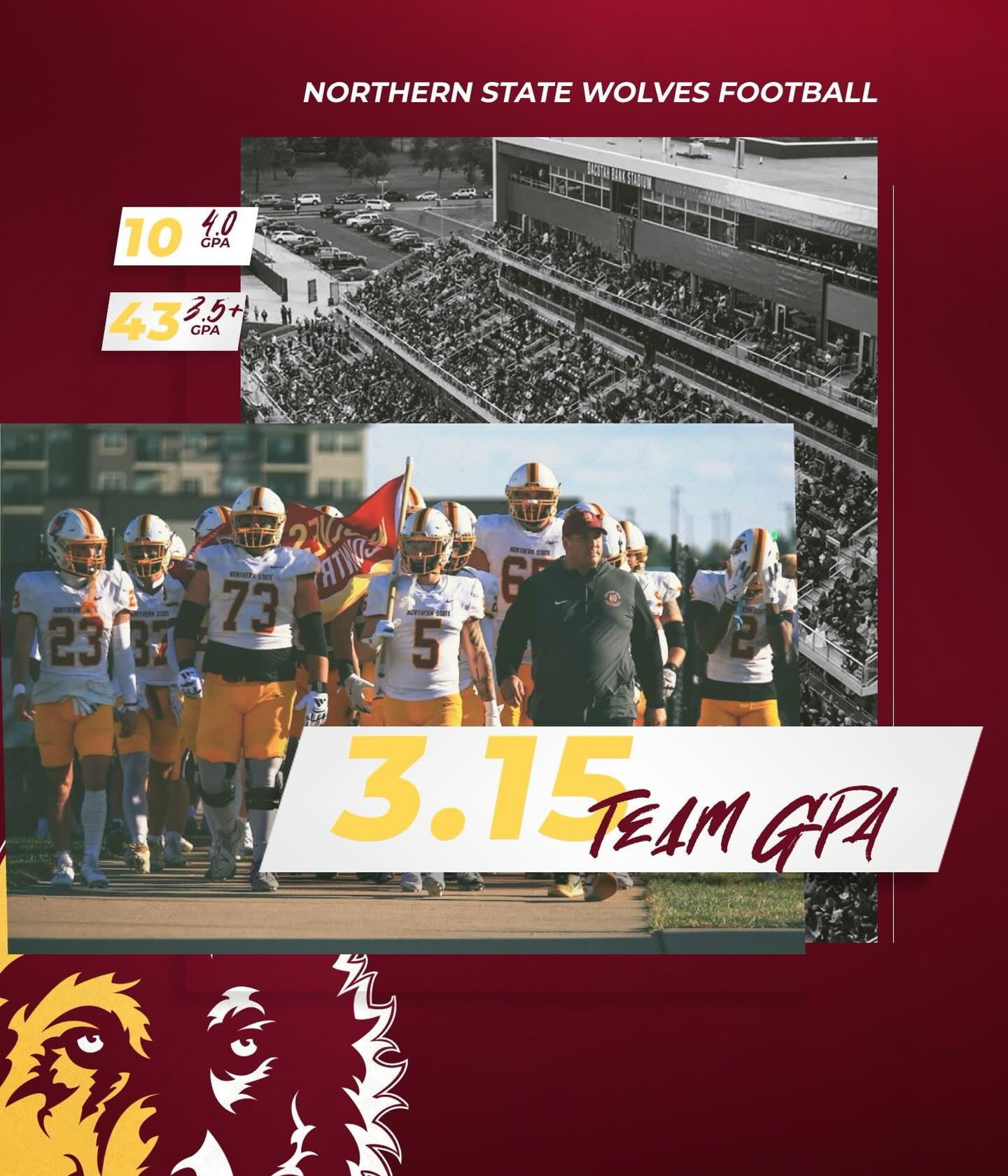 Getting it done in the... - Northern State Football | Facebook