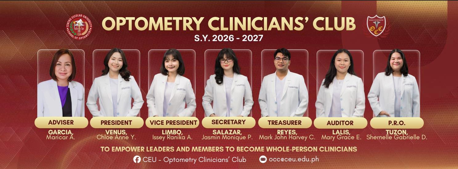 CEU - Optometry Clinicians Club | Manila