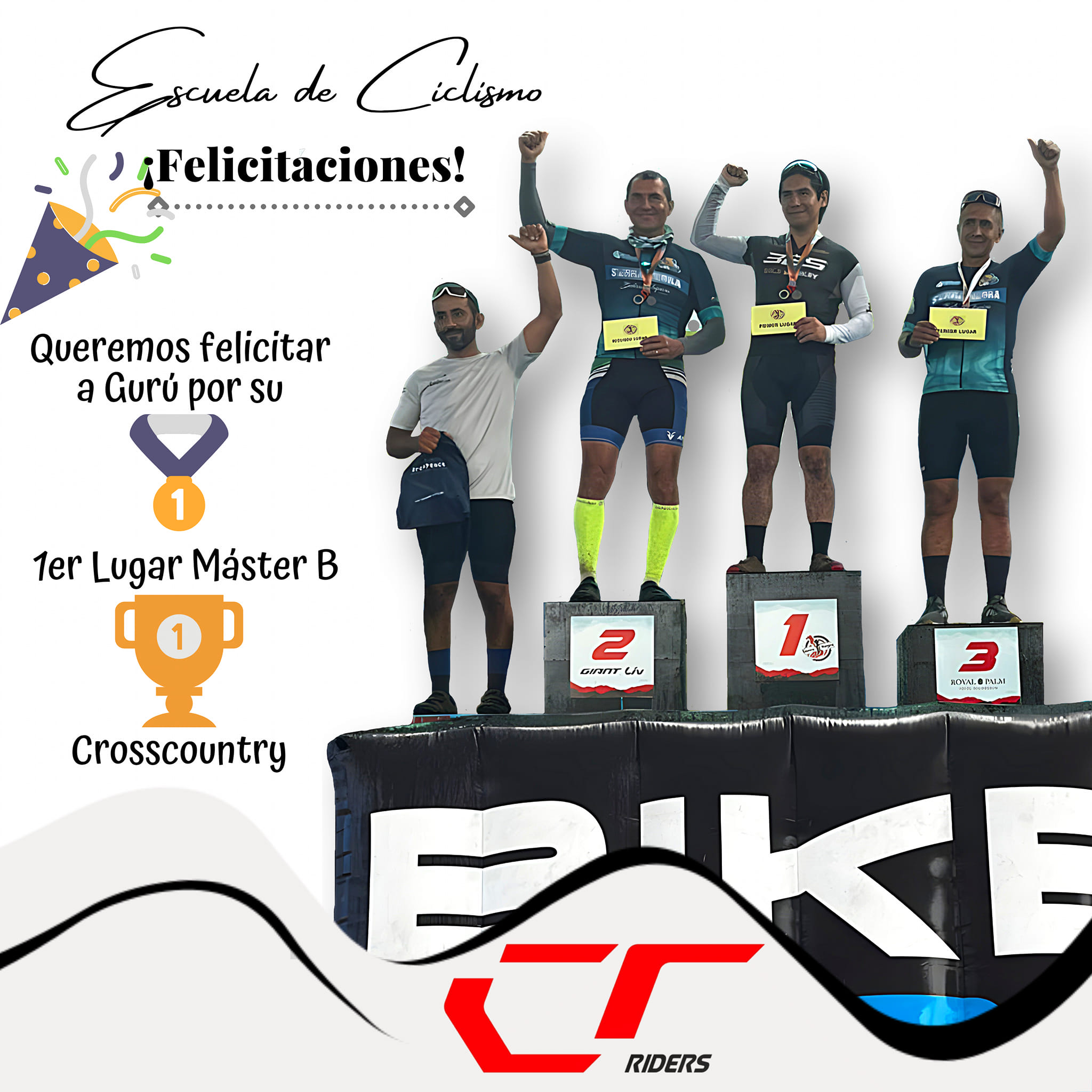 CT Riders - 🚴‍♂️ ¡Felicidades! 🚴‍♂️⁣⁣⁣⁣⁣⁣⁣⁣⁣⁣⁣⁣... | Facebook