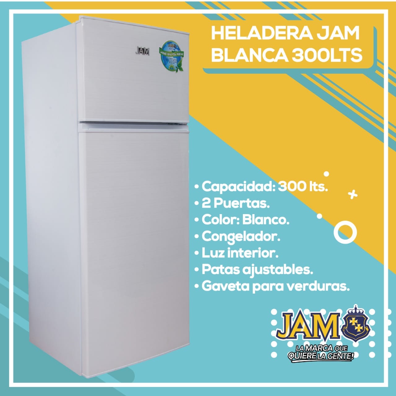 Heladera JAM de 300 litros 2... - Electro Online Paraguay | Facebook