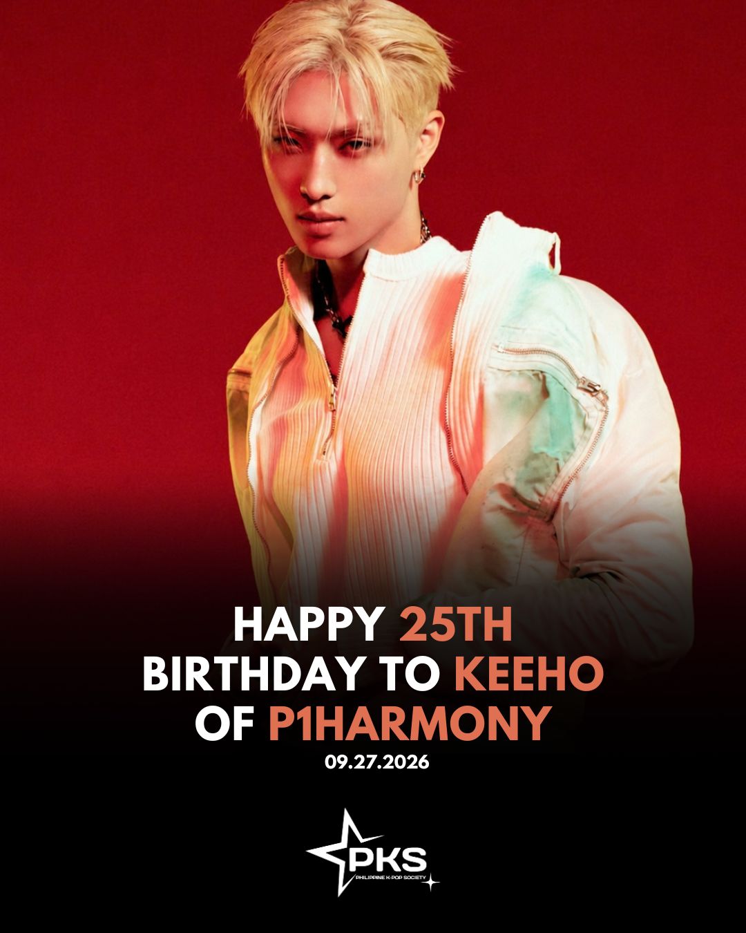 Happy 25th Birthday to #Keeho of #P1Harmony! 🥳🎉