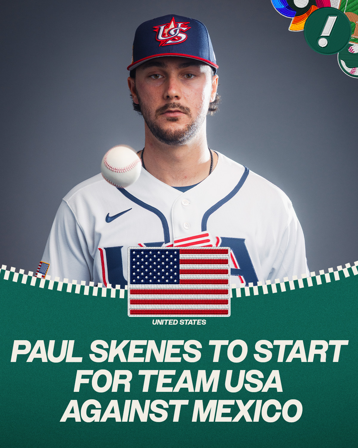 Paul Skenes is ready to lead Team USA on the mound vs. Mexico 