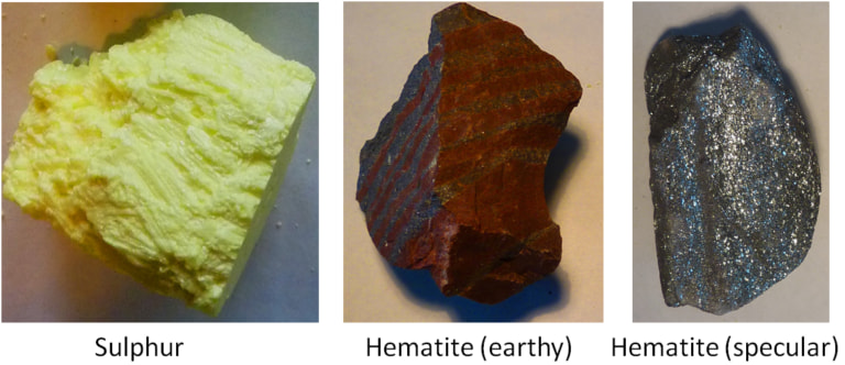 Is there a color chart for identifying minerals?