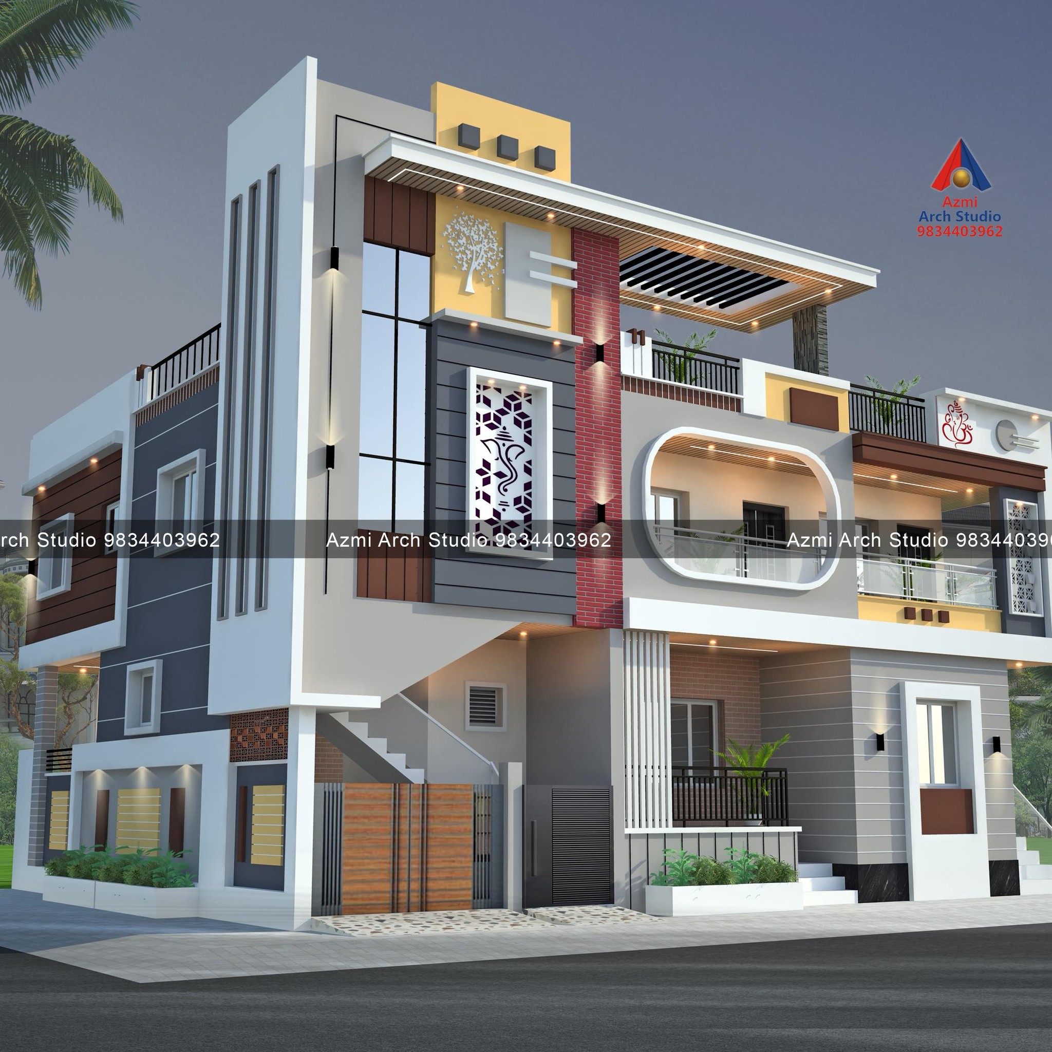 House front 3d elevation design #modernhomeelevationdesigner #house ...