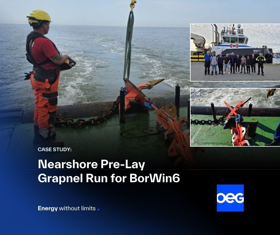 OEG - OEG's subsea team has delivered a successful pre-lay grapnel run ...