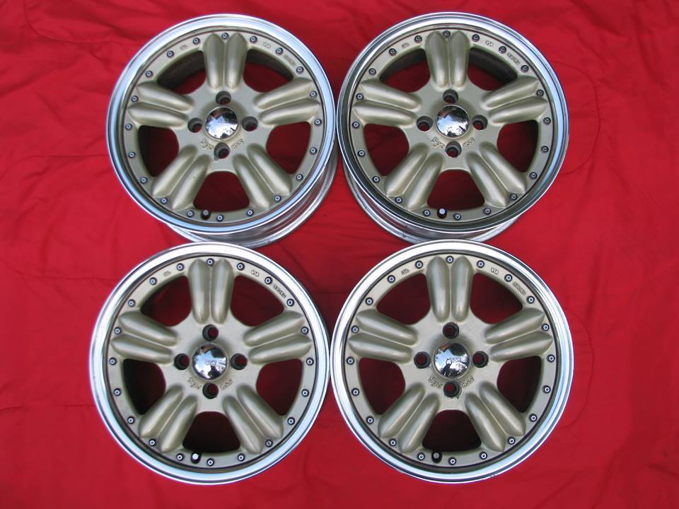 In stock: A set of Speed Star Racing '265' wheels, in sizing of