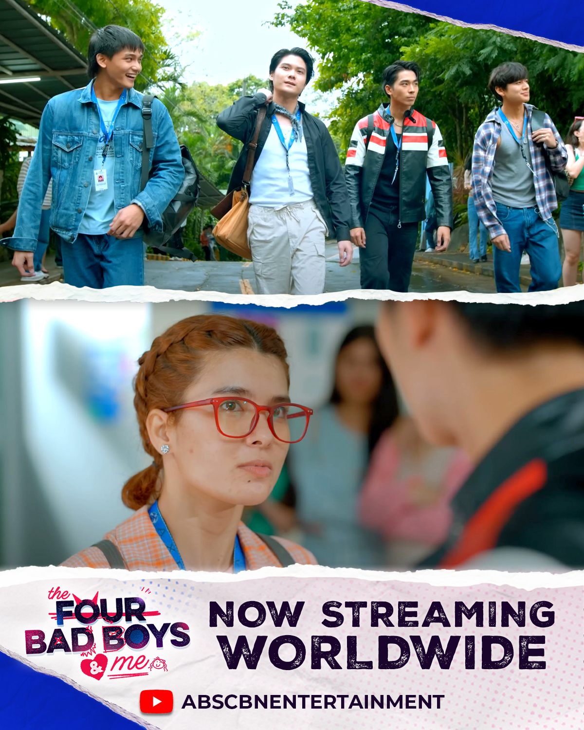 ABS-CBN - NOW STREAMING: The Four Bad Boys And Me movie 4️⃣ The BADDEST ...