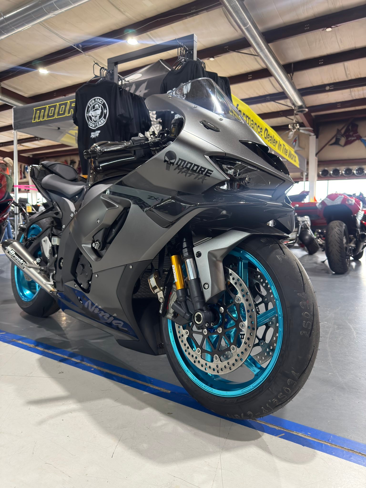 Forget matching outfits… we match horsepower. 😮‍💨🔥 His ZX-10R
