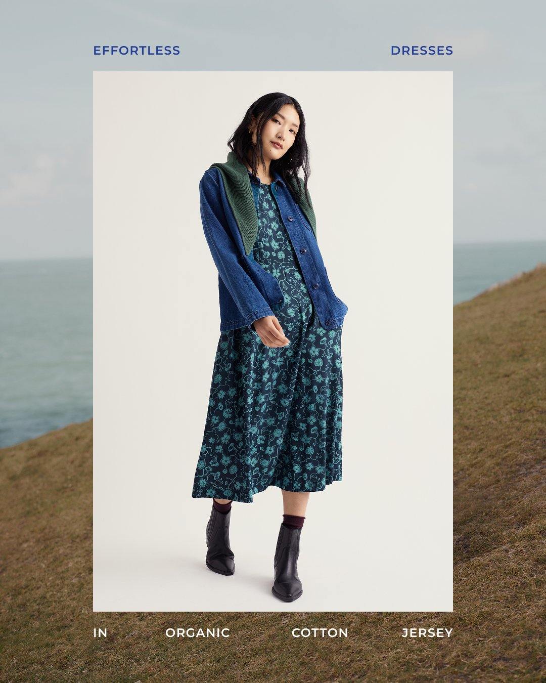 autumn jersey dresses Strolling from summer towards in a tried-and-true Seasalt favourite sparkle new year outfit