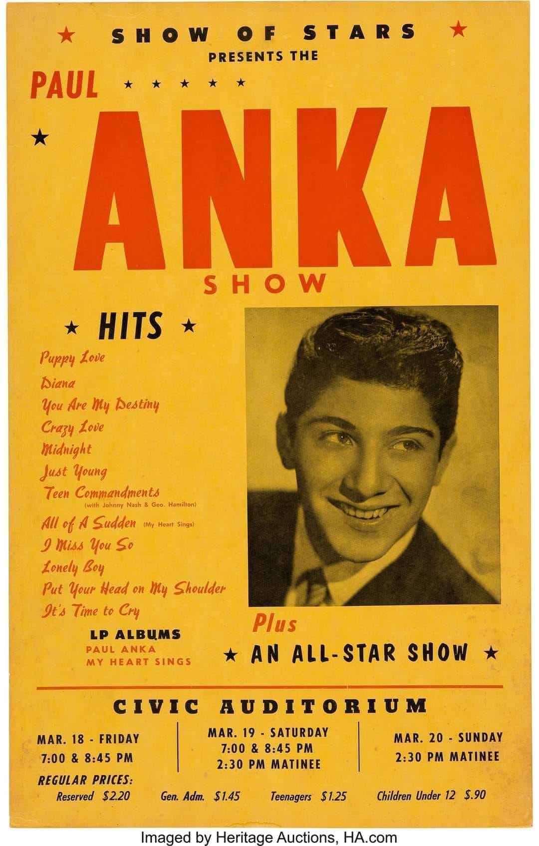 🇨🇦 PAUL ANKA - Diana (1957) .