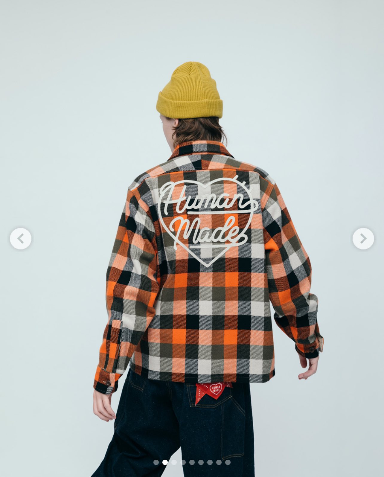 目的】：出售【商品名稱】：HUMAN MADE WOOL CHECK SHIRT JACKET 