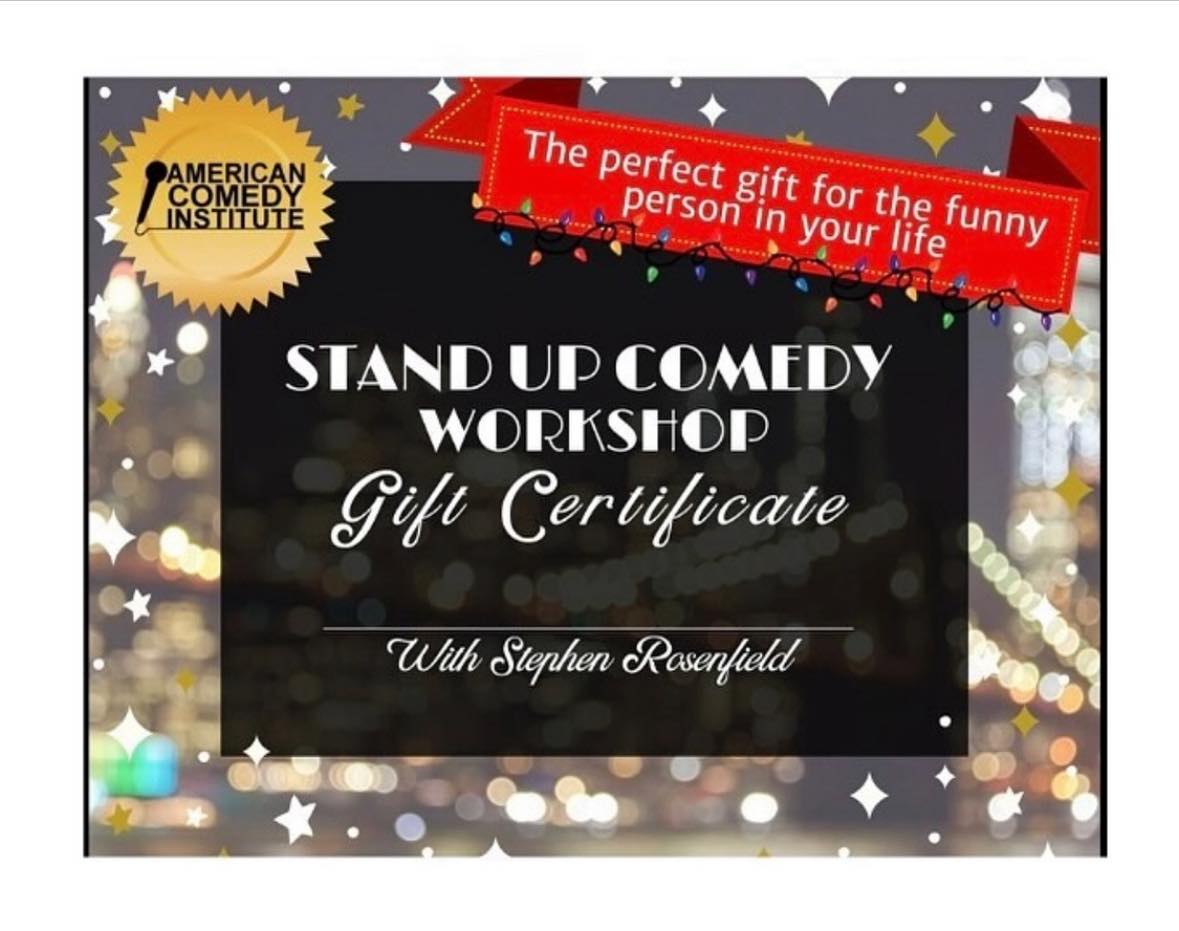 American - 🎤Give the gift of an In-person or Online Stand-Up Workshop ...