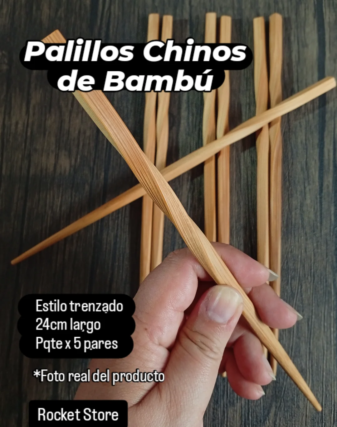 Rocket - 🥢 Palillos de Bambú 🥢 Son el complemento perfecto para ...