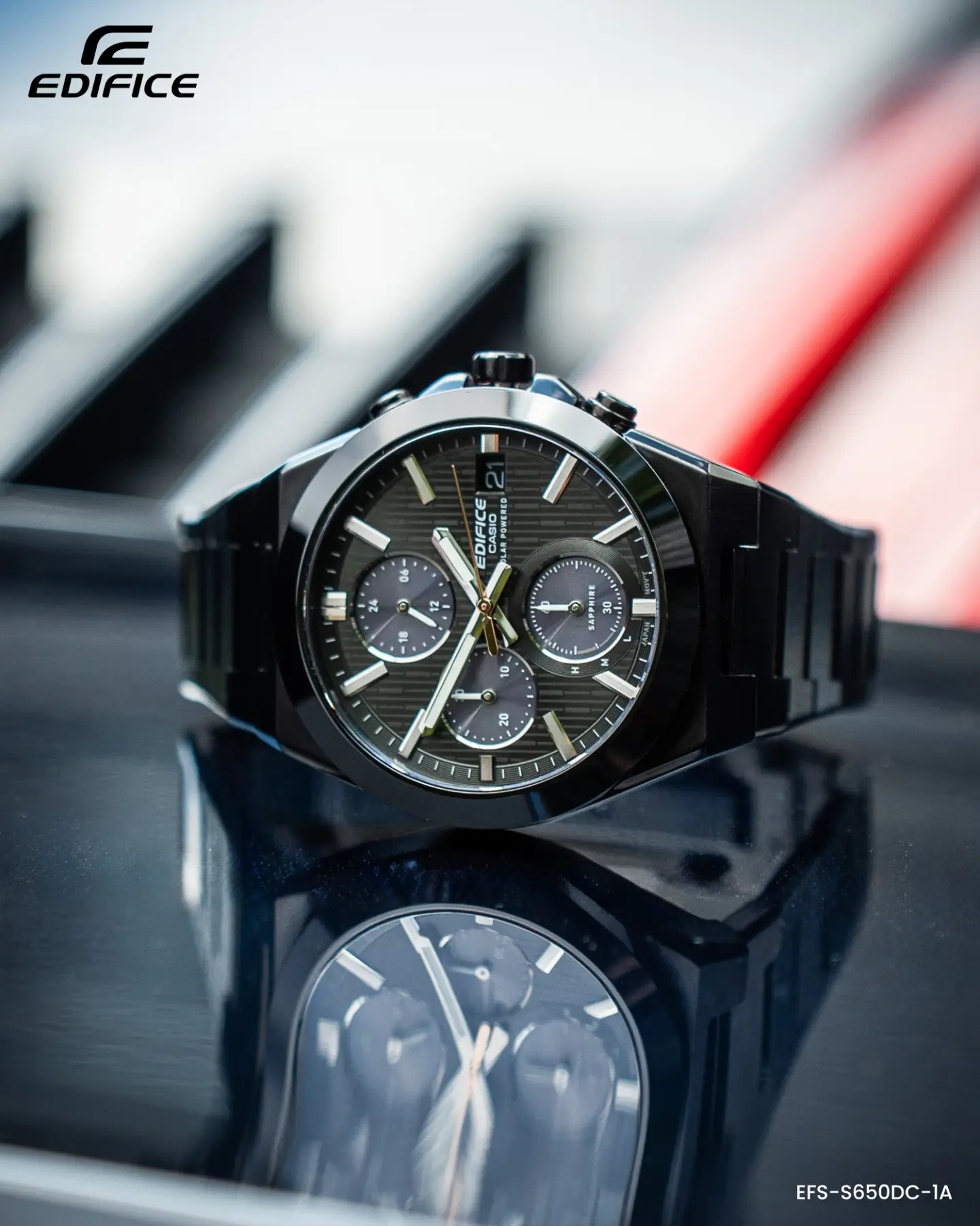 CASIO - Check your best Lap time on your Phone with Edifice EQB