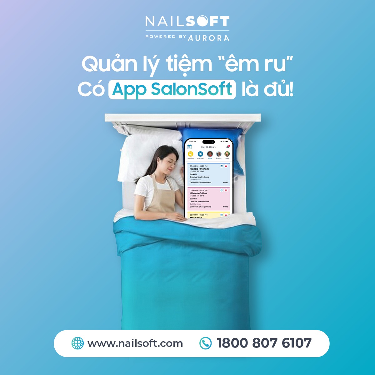 NailSoft - Quản lý tiệm “êm ru”, có app SalonSoft là đủ... | Facebook