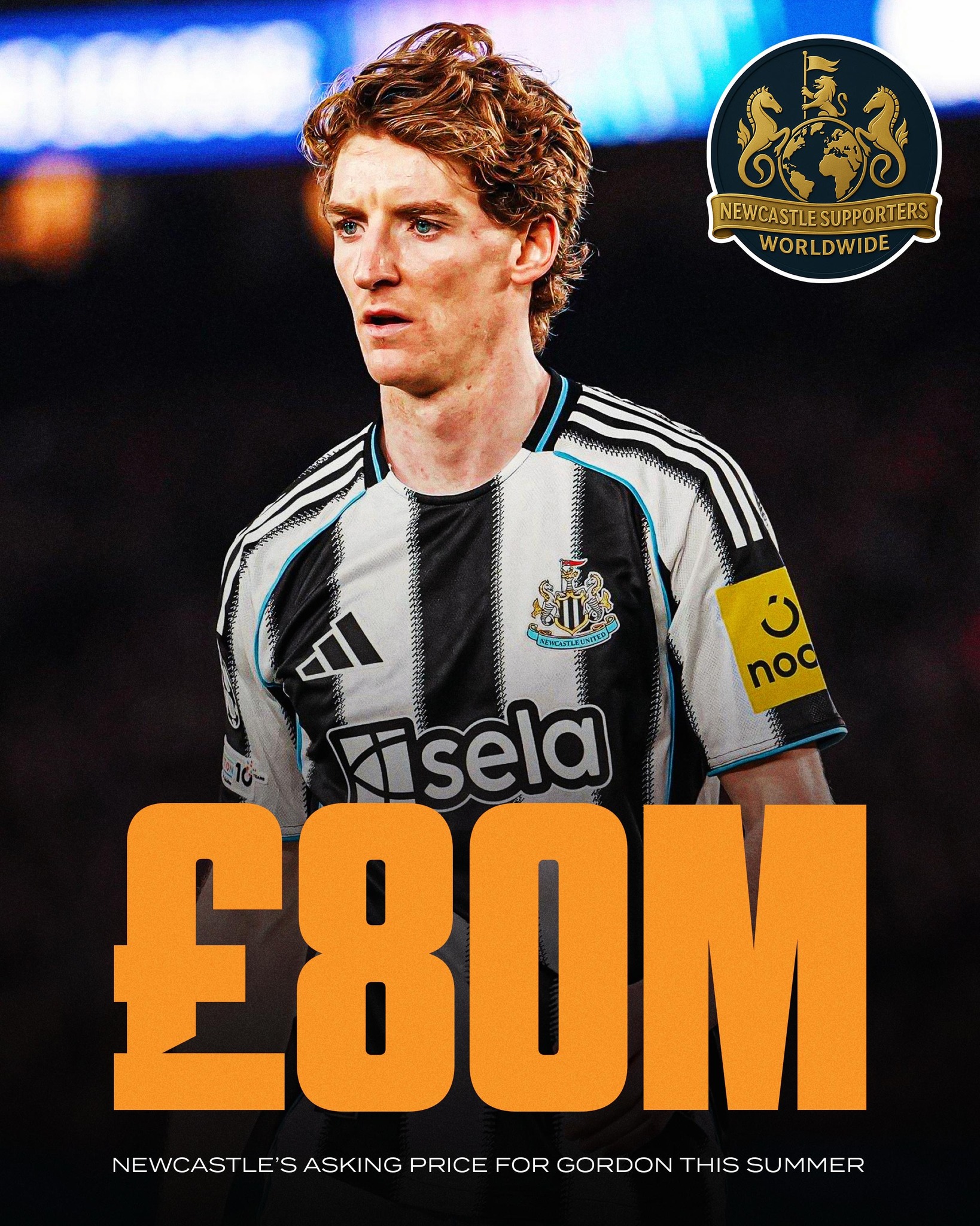 🚨🎖| 𝐉𝐔𝐒𝐓 𝐈𝐍: Newcastle United are demanding around €85M