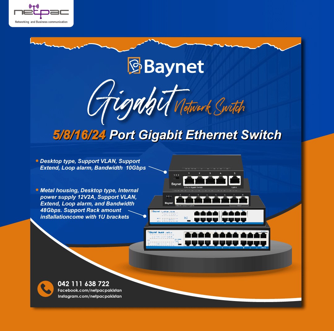 Netpac - Baynet 5/8/16/24 Ports Gigabit Ethernet Switches... | Facebook