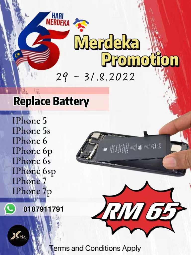 XFix Mobile Station - Phone Repair Miri - 🇲🇾 MERDEKA 65th PROMOTION 🇲🇾 ...