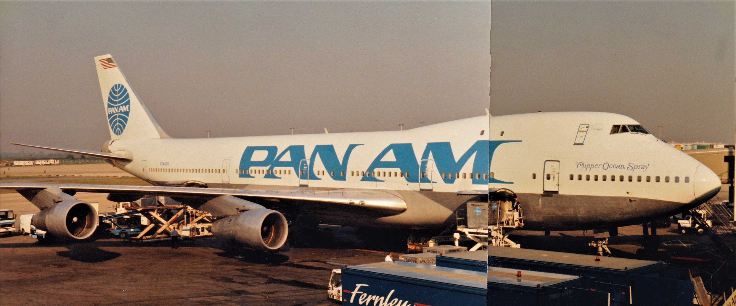 Pan Am Boeing 747SP-21, N536PA, 'Clipper Lindbergh', at London
