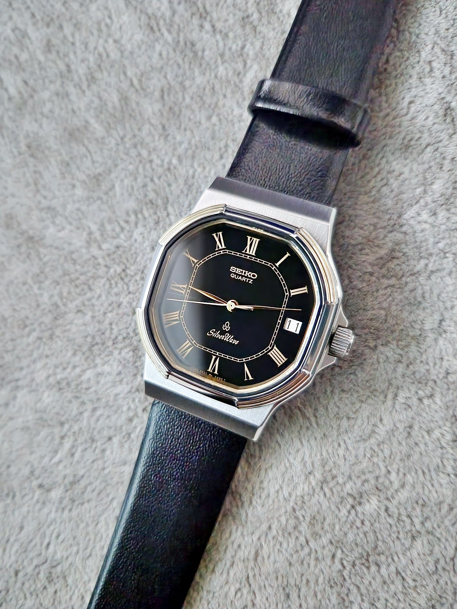 SEIKO5 silverwave ダブルネーム 稼働品 SEIKO SilverWave 1977