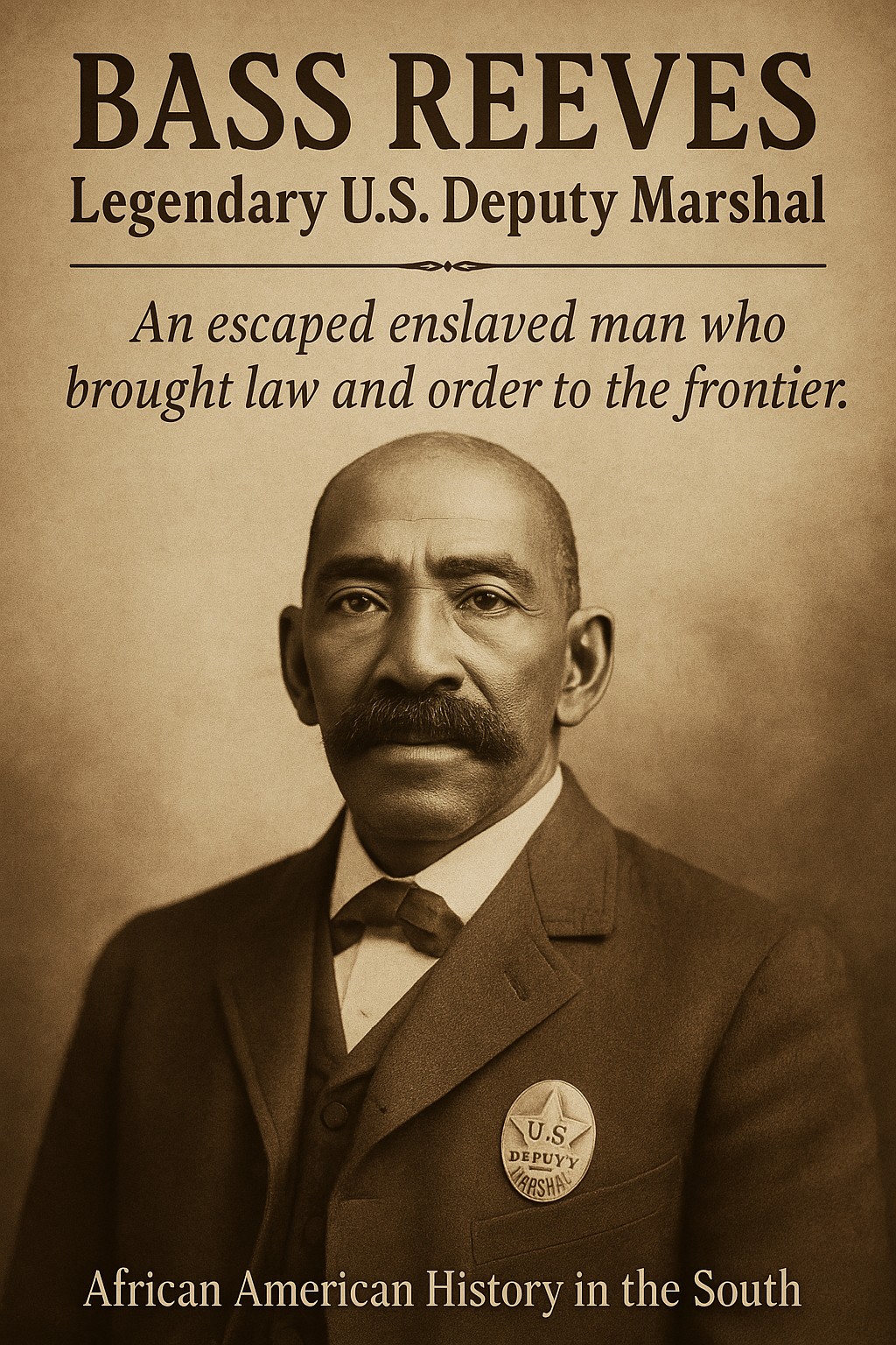African - Bass Reeves, born into slavery, escaped to freedom and rose ...
