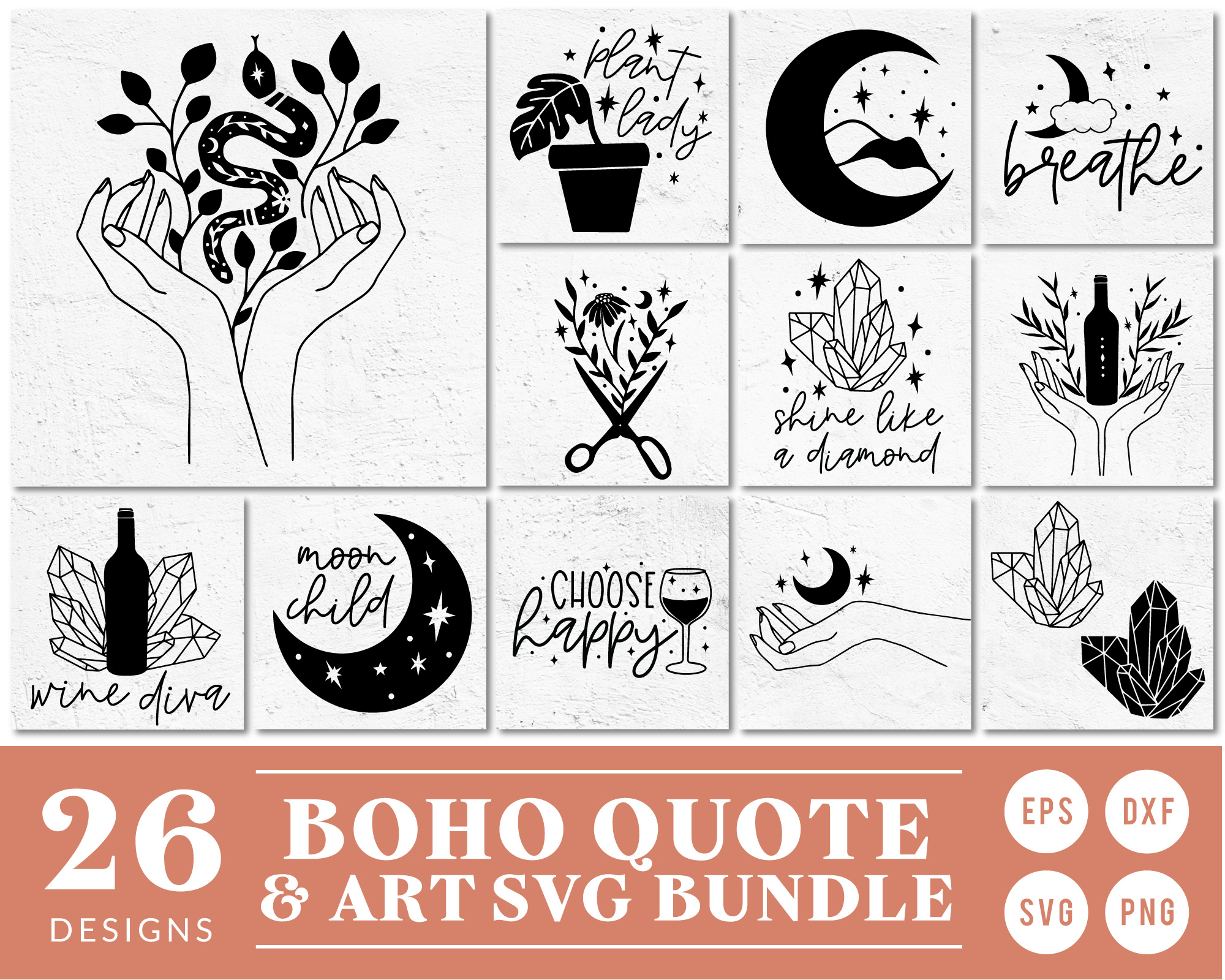 Caluya Design. - 🌙 Instant Download, 25 Designs 🌙 SVG,... | Facebook