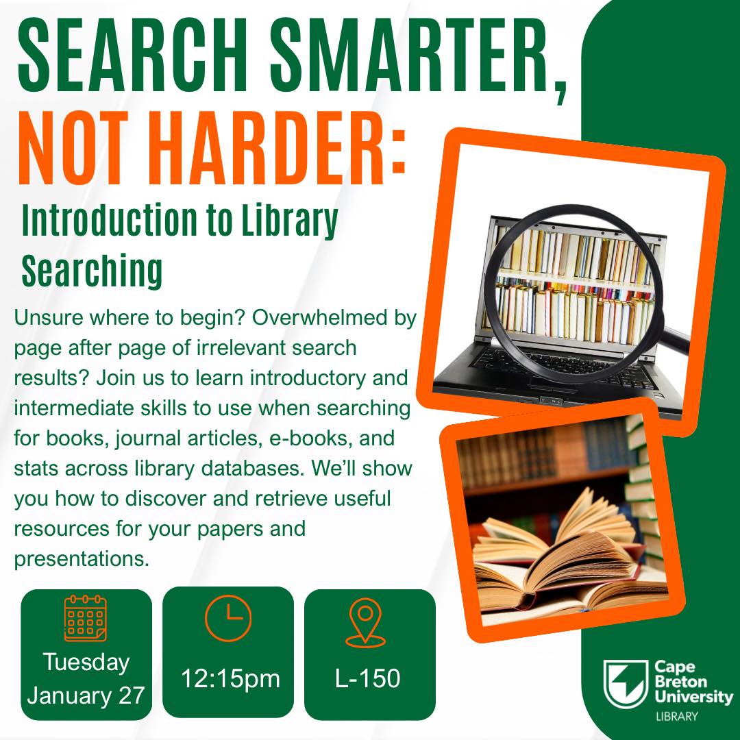 Cape Breton University... - Cape Breton University Library