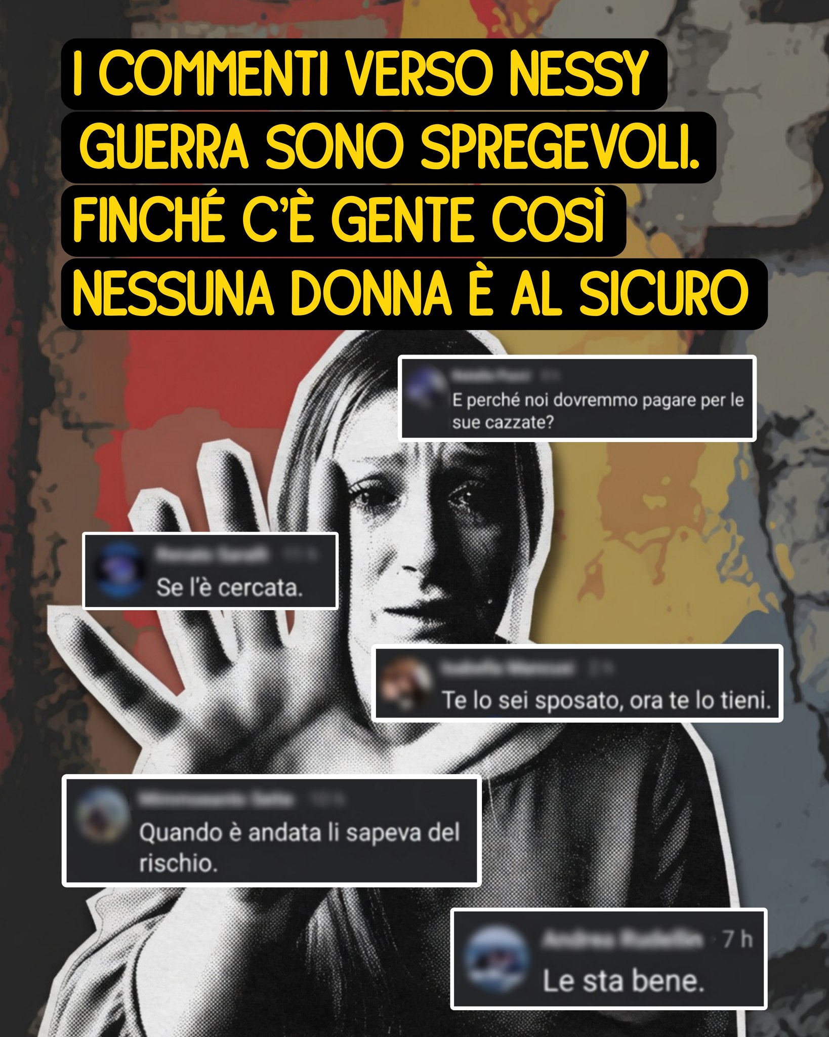 CHE SCHIFO NON TROVO ALTRE PAROLE CHE SCHIFO Se l è cercata  