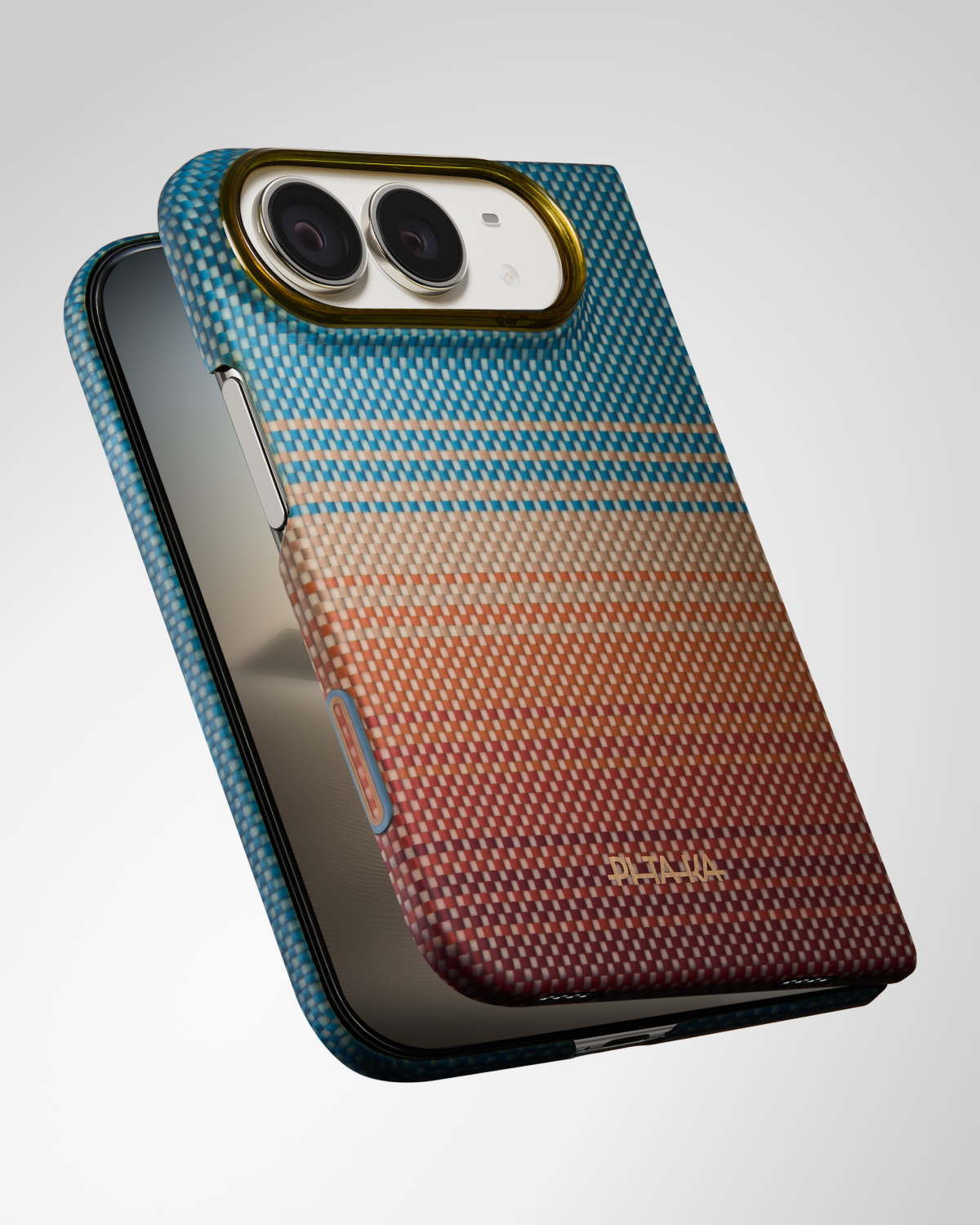 Golden Glint | Glints of Gold Ultra-Slim case with PitaTap™. A