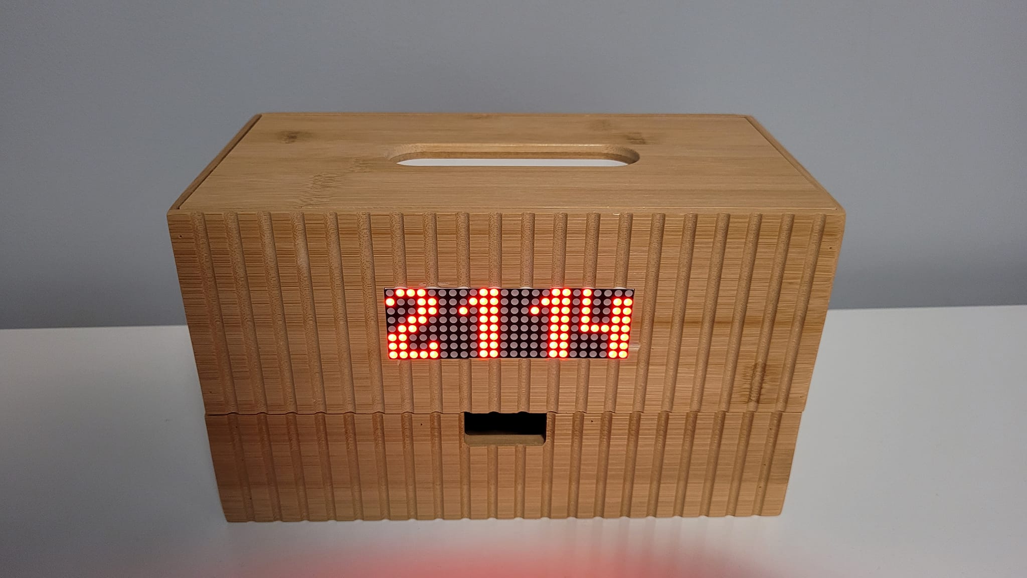 ESP8266 Word Clock on 16x16 Led Matrix** Word Clock is a special