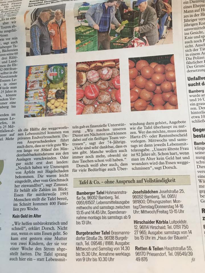 Bamberger Tafel E V Startseite Facebook