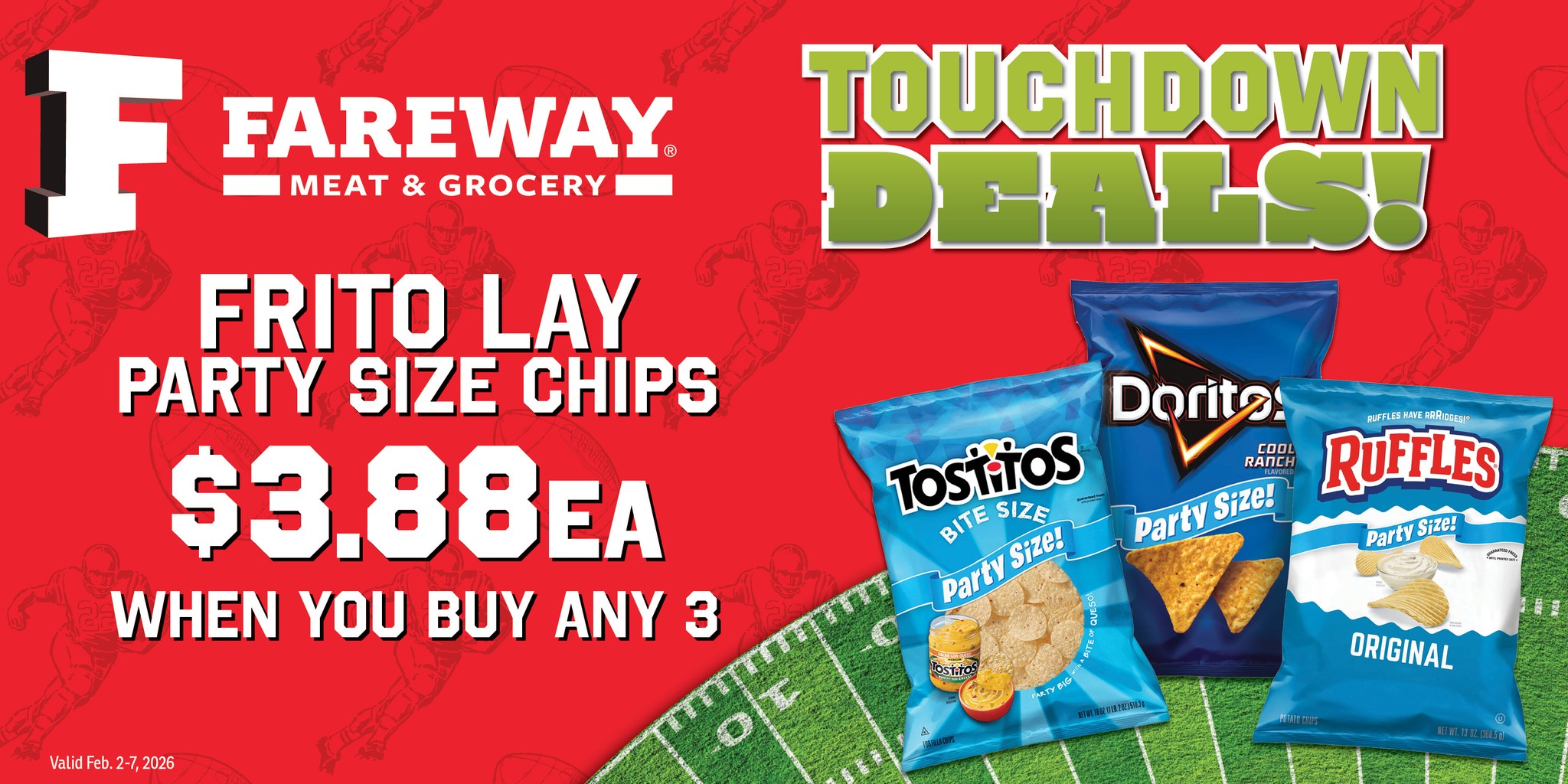 Fareway - Score big on these savings for your BIG game watch party! 🏈 🎉 ...