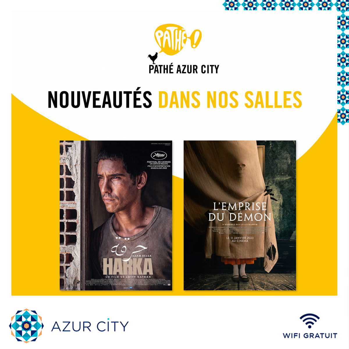 Azur City - Trouvez les nouveautés à Pathé Azur City : - Harka - L ...
