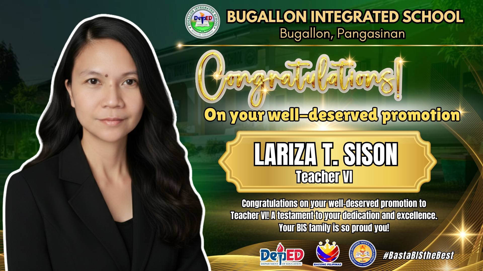 Deped... - Deped Tayo Bugallon Integrated School - ES 500610