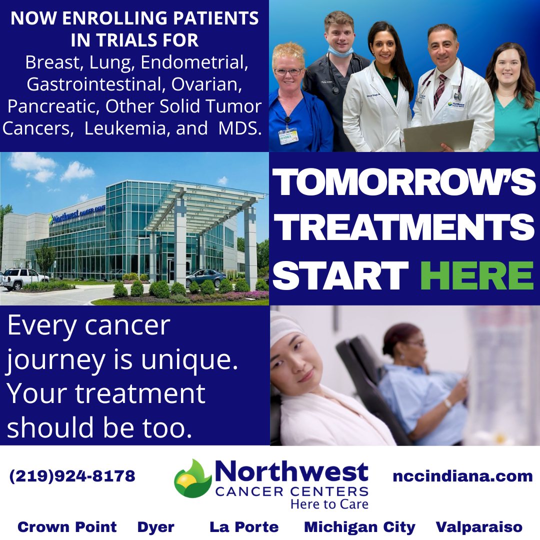 The clinical trials team at Northwest Cancer Centers is proud to offer treatment options not available anywhere else in region. Offering patients options that meet their specific needs, advances cancer care while