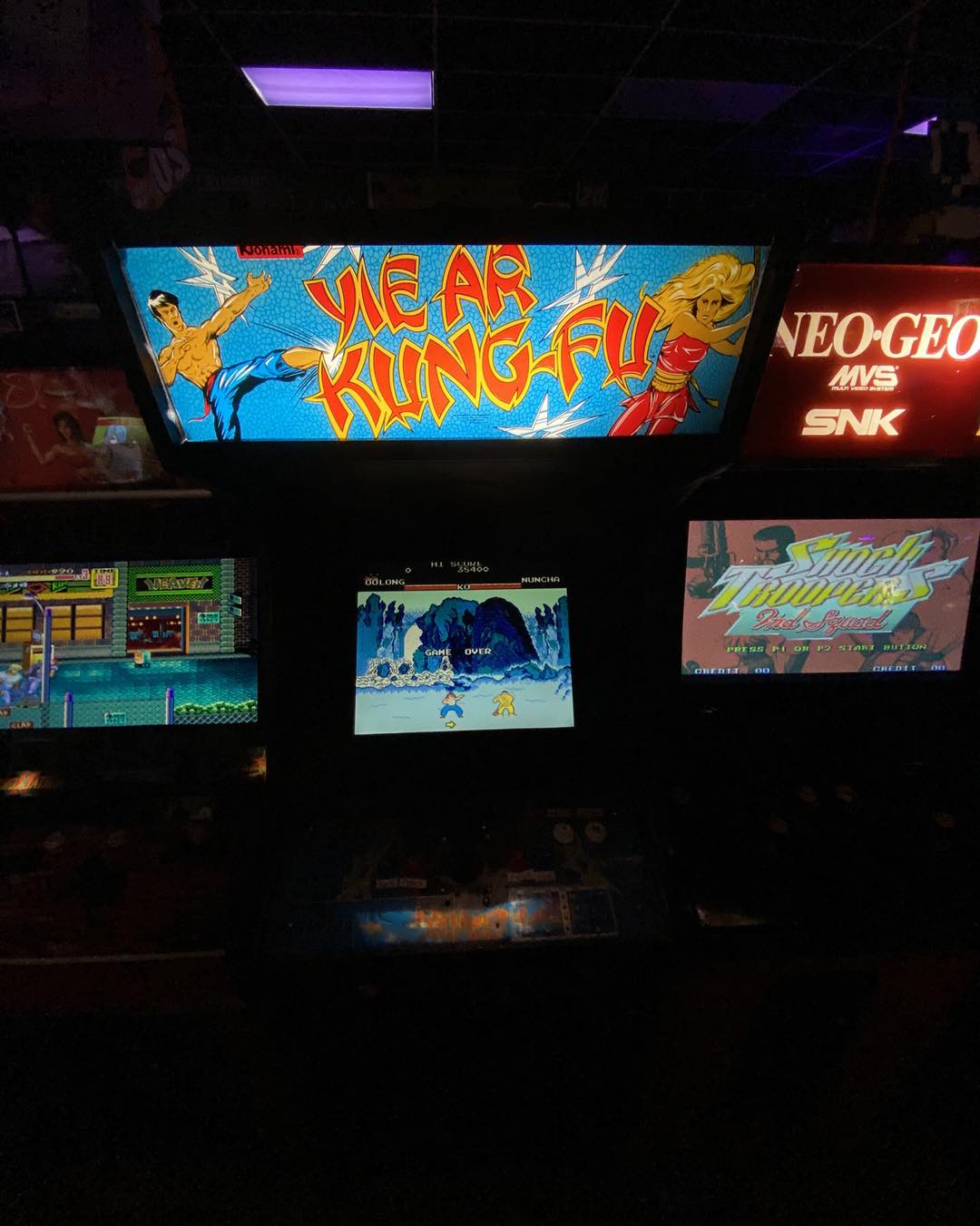 Yie Ar Kung-Fu, a classic 1985 arcade fighting game