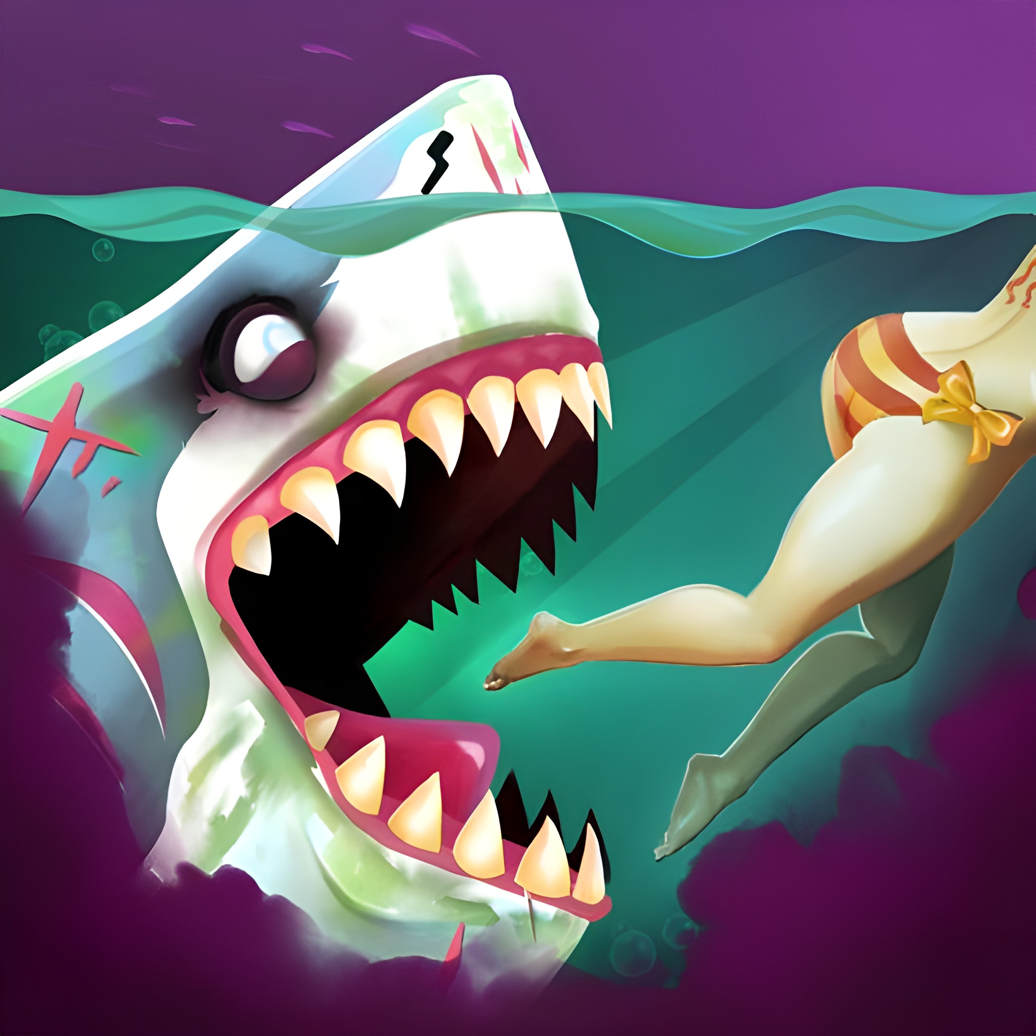 Hungry Shark - The Colossal Squid went full MECHA mode⚙️🦑... | Facebook