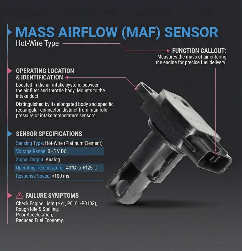 The MAF sensor measures... - Satterfields' Auto Tech Service | Facebook