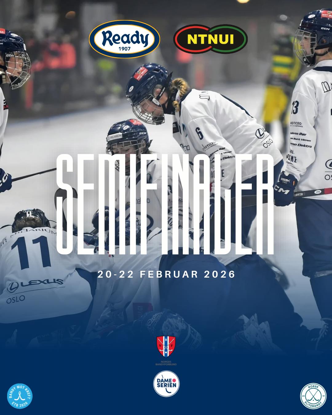 Ready Bandy - Semifinaletid for damelaget!🔵⚪️ Damelaget... | Facebook