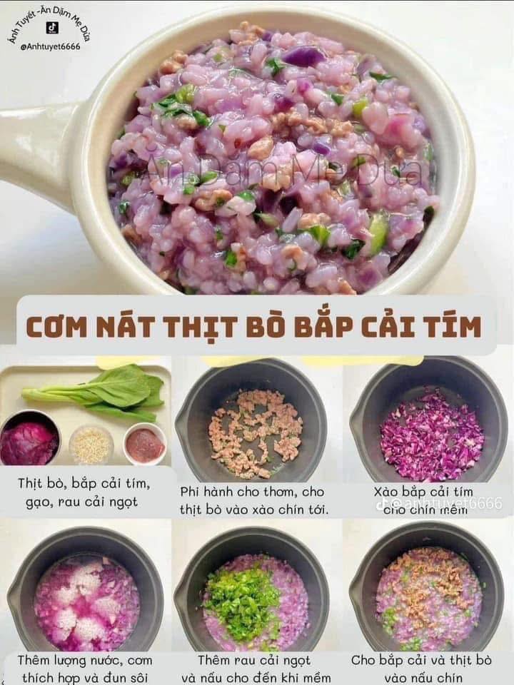 Chia sẻ công thức cơm nát trộn cho bé | Facebook
