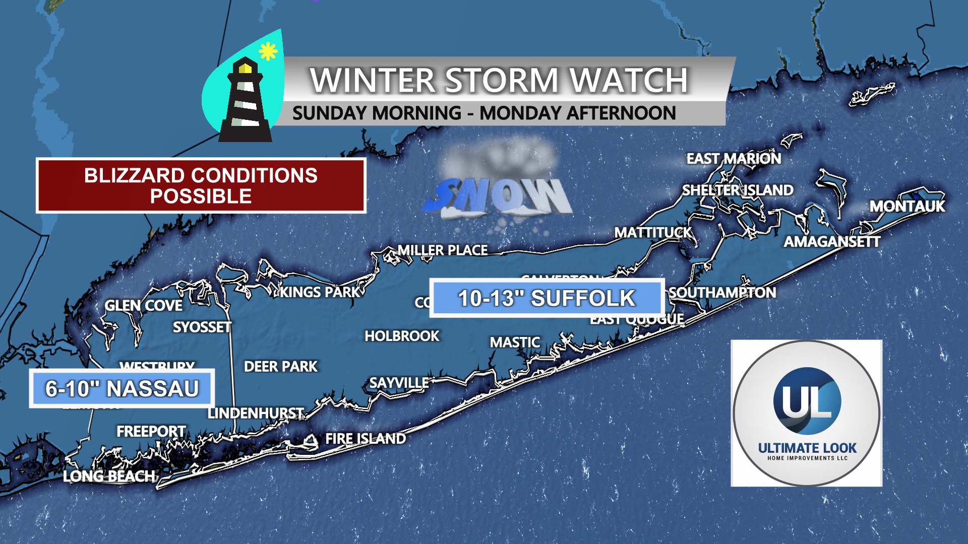 106.1 BLI - All of Long Island is under a winter storm... | Facebook