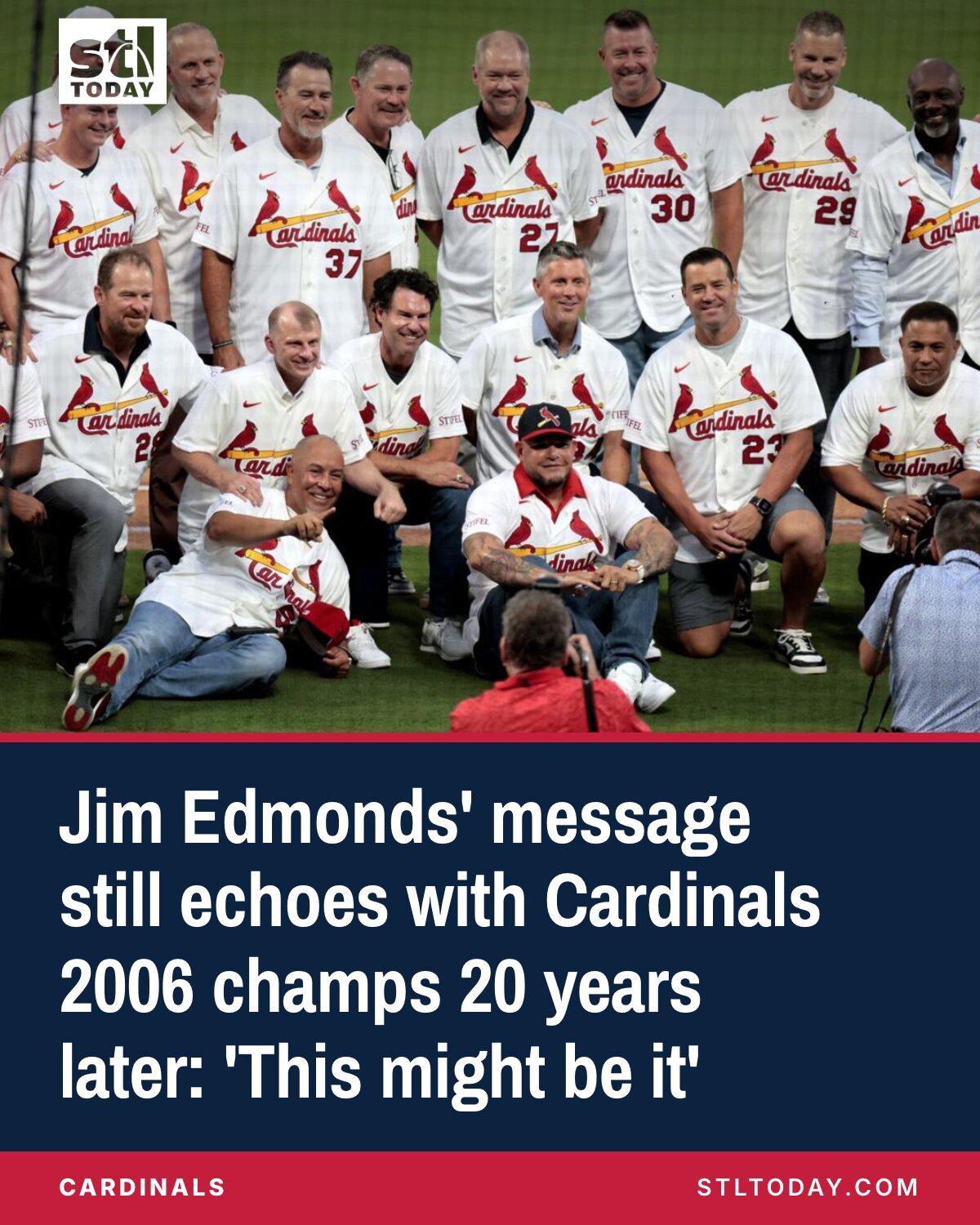 The 2006 World Series champions came from all over for Friday's