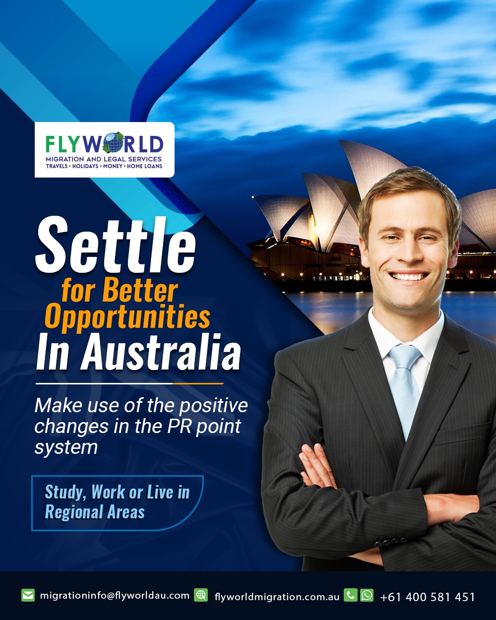 Flyworld - Settle in your dream country!🇦🇺 Easy PR Requirements🏡 ...