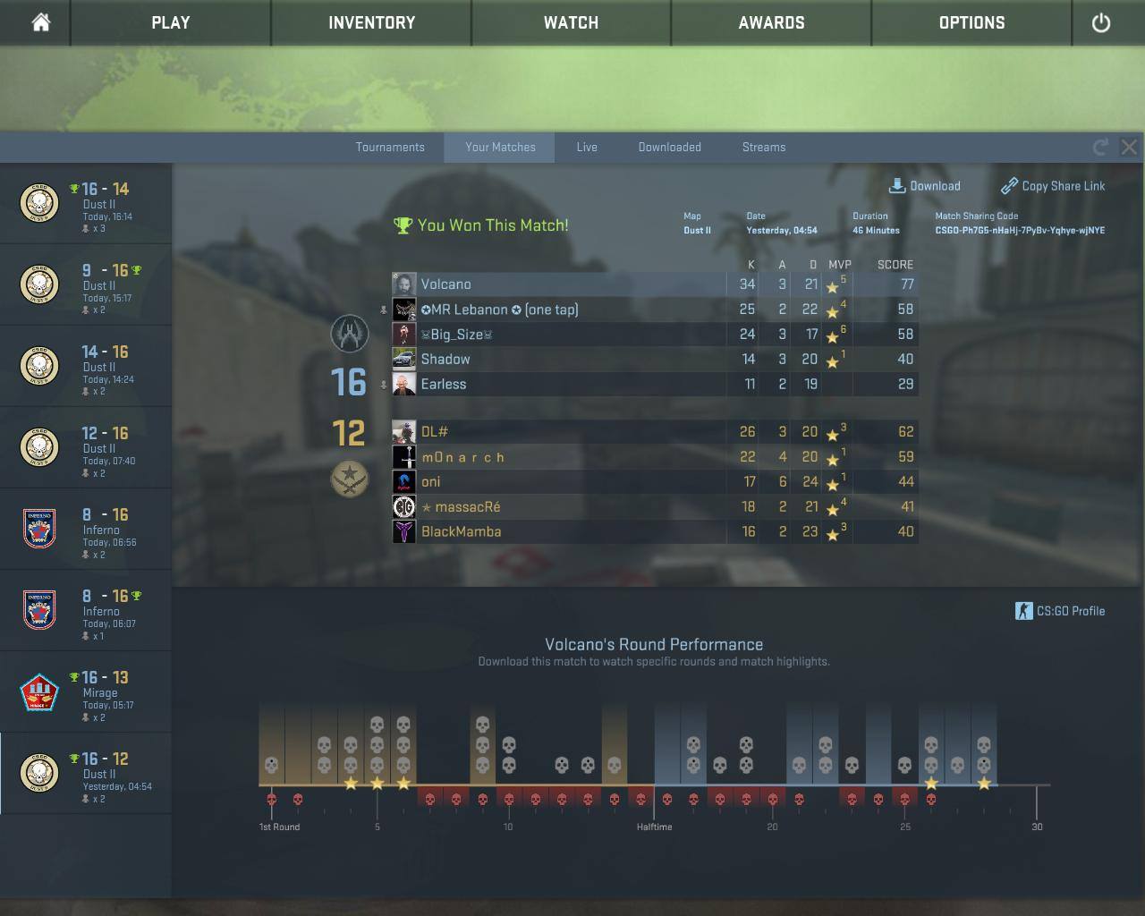 Volcano CS:GO Archive