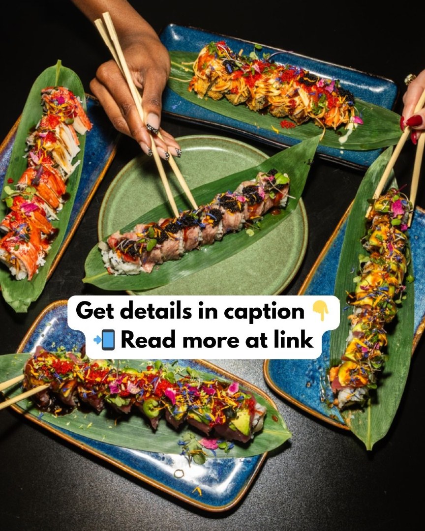🍣🥂 NEW SAKE LOUNGE: A Japanese-inspired cocktail + sushi spot is