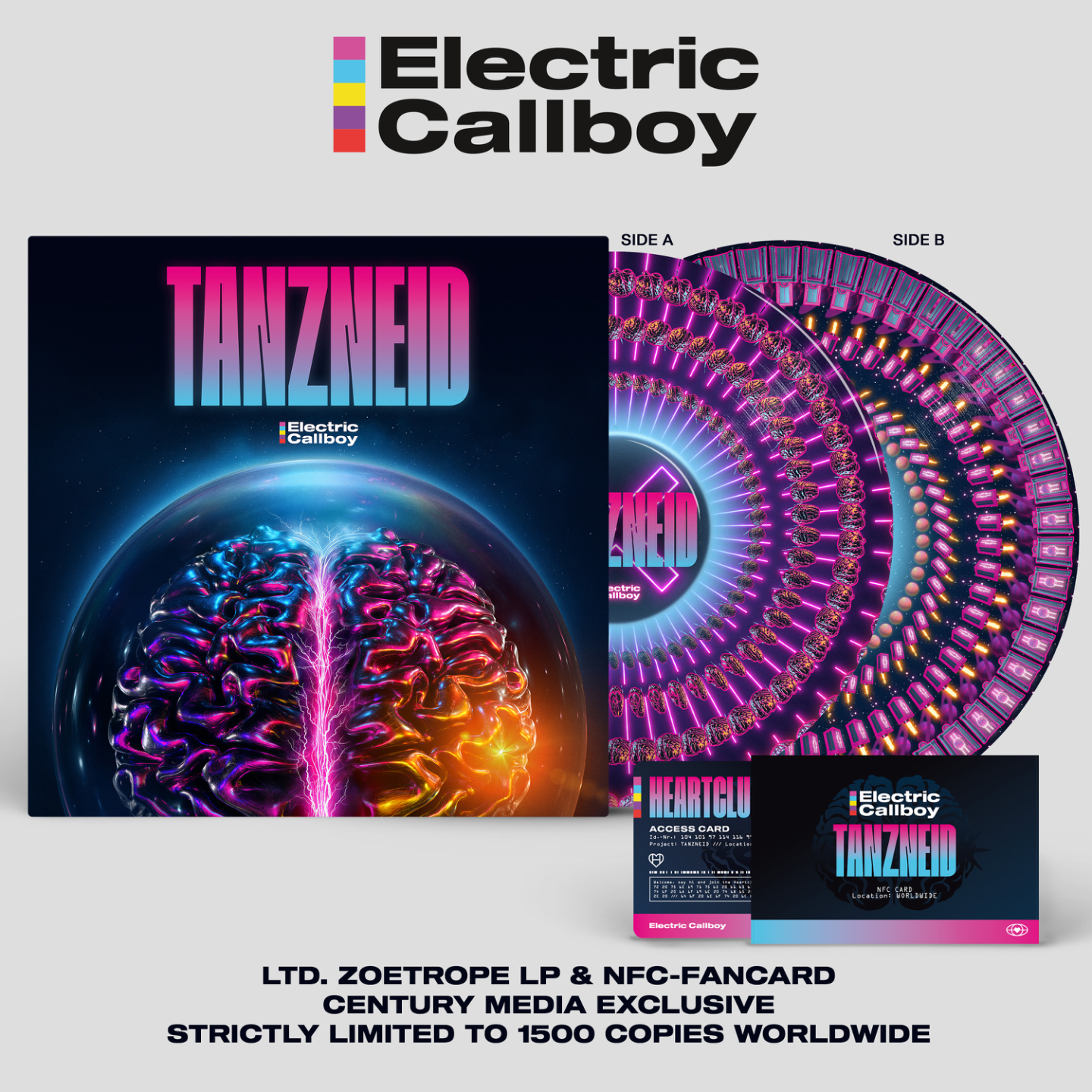 Electric Callboy TANZNEID レコード 限定500枚 Pre-orders are live now! You can finally get your own copy of